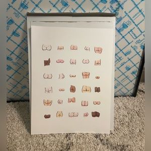 Haus and Hues // butt collage print